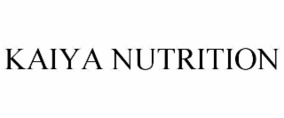 KAIYA NUTRITION