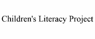 CHILDREN'S LITERACY PROJECT