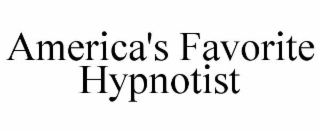 AMERICA'S FAVORITE HYPNOTIST