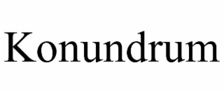 KONUNDRUM