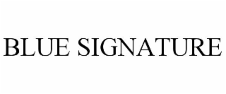 BLUE SIGNATURE