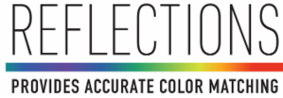 REFLECTIONS PROVIDES ACCURATE COLOR MATCHING