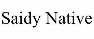 SAIDY NATIVE