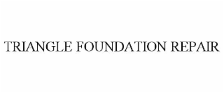 TRIANGLE FOUNDATION REPAIR