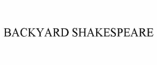 BACKYARD SHAKESPEARE