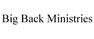 BIG BACK MINISTRIES