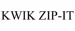 KWIK ZIP-IT
