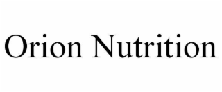 ORION NUTRITION