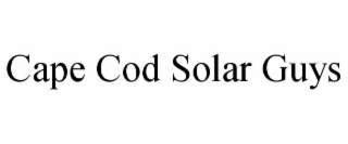 CAPE COD SOLAR GUYS