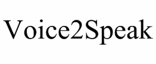 VOICE2SPEAK