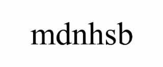 MDNHSB