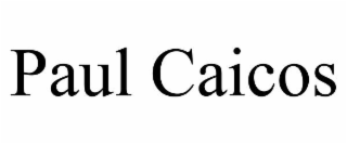 PAUL CAICOS