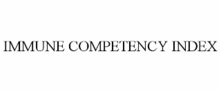 IMMUNE COMPETENCY INDEX