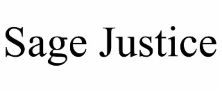 SAGE JUSTICE