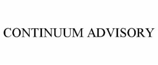 CONTINUUM ADVISORY