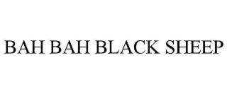 BAH BAH BLACK SHEEP