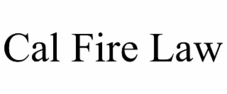 CAL FIRE LAW