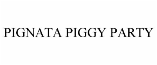 PIGNATA PIGGY PARTY