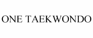 ONE TAEKWONDO