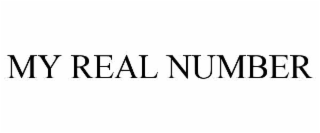 MY REAL NUMBER