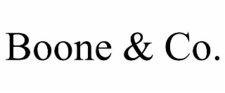 BOONE & CO.