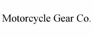 MOTORCYCLE GEAR CO.