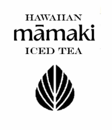 HAWAIIAN MAMAKI ICED TEA
