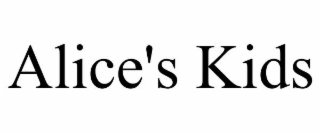 ALICE'S KIDS