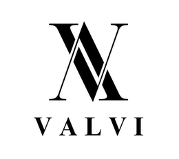 TWO INTERTWINED LETTER VS, ONE IN ITS ORIGINAL POSITION AND THE OTHER REVERSED