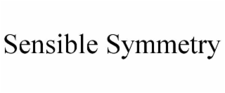 SENSIBLE SYMMETRY