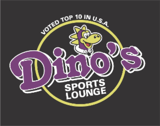 DINO'S VOTED TOP 10 IN U.S.A. SPORTS LOUNGE