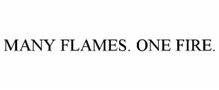 MANY FLAMES. ONE FIRE.