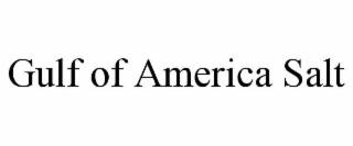 GULF OF AMERICA SALT