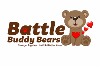 BATTLE BUDDY BEARS STRONGER TOGETHER: NO CHILD BATTLES ALONE