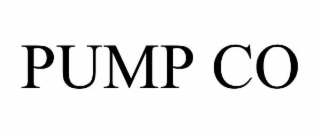 PUMP CO