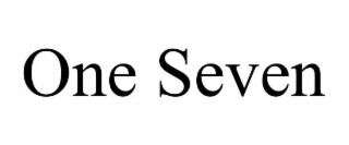 ONE SEVEN