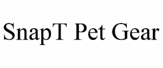 SNAPT PET GEAR
