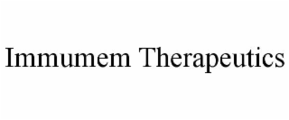 IMMUMEM THERAPEUTICS