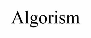 ALGORISM