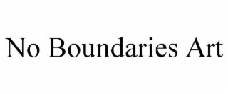 NO BOUNDARIES ART