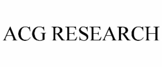 ACG RESEARCH