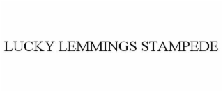 LUCKY LEMMINGS STAMPEDE