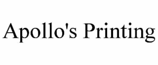 APOLLO'S PRINTING