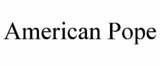 AMERICAN POPE