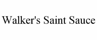 WALKER'S SAINT SAUCE