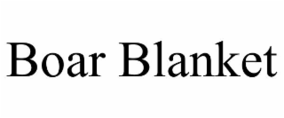 BOAR BLANKET