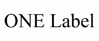 ONE LABEL