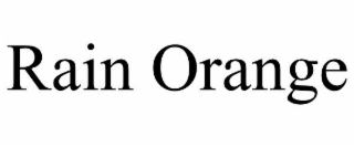 RAIN ORANGE