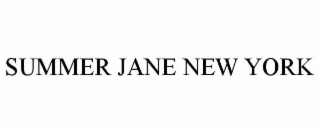 SUMMER JANE NEW YORK