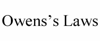 OWENS’S LAWS